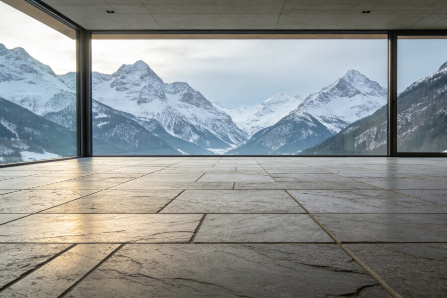 Chape et dallage — Les Gets