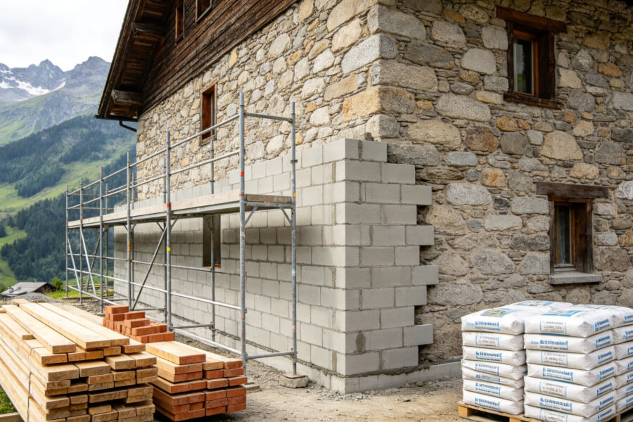 Extension de chalet